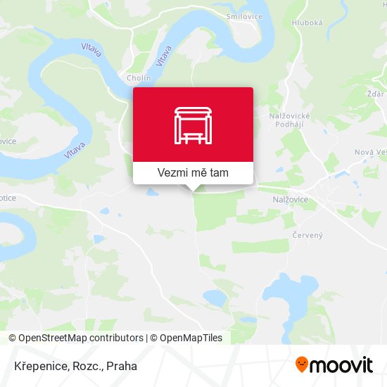 Křepenice, Rozc. mapa