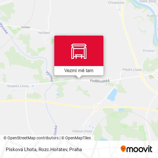 Písková Lhota, Rozc.Hořátev mapa