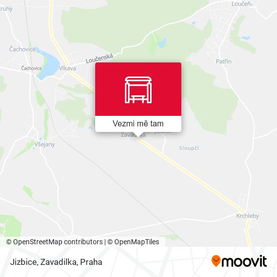 Jizbice, Zavadilka mapa