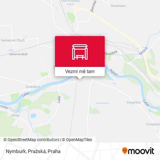 Nymburk, Pražská mapa