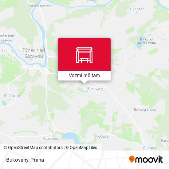 Bukovany (A) mapa