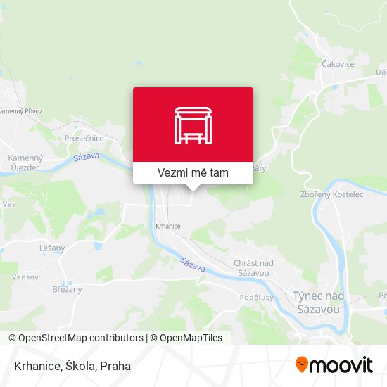 Krhanice, Škola mapa
