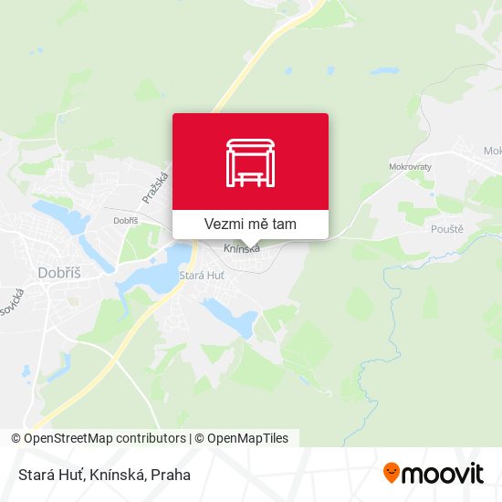 Stará Huť, Knínská mapa