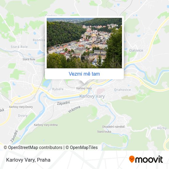 Karlovy Vary mapa