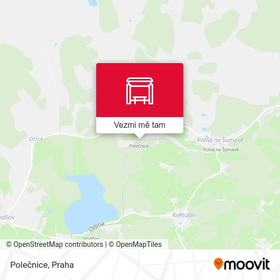 Polečnice mapa