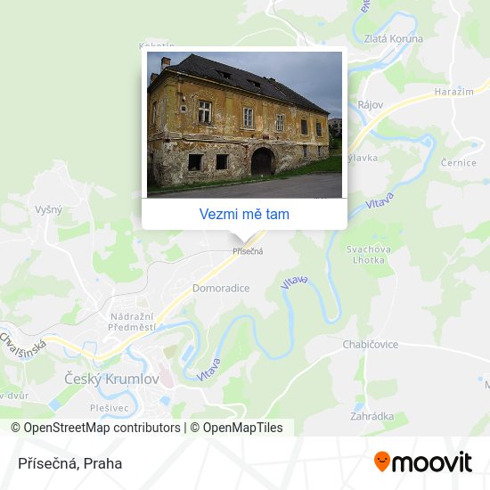 Přísečná mapa
