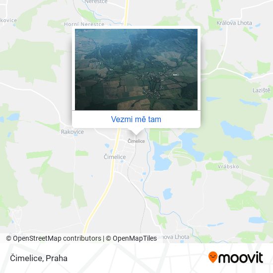 Čimelice mapa
