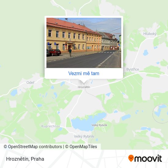 Hroznětín mapa