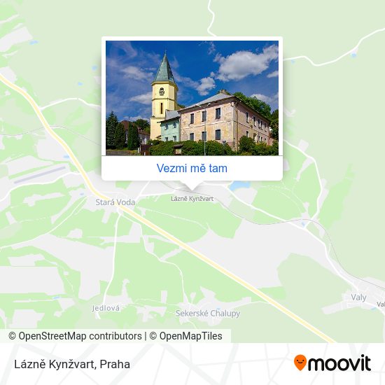 Lázně Kynžvart mapa