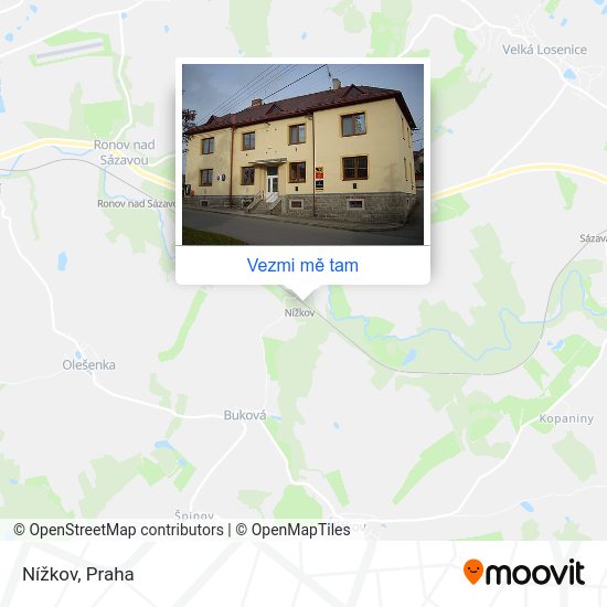 Nížkov mapa