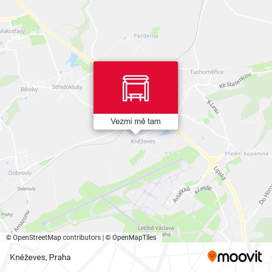 Kněževes (A) mapa