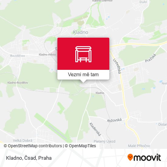 Kladno, Čsad mapa