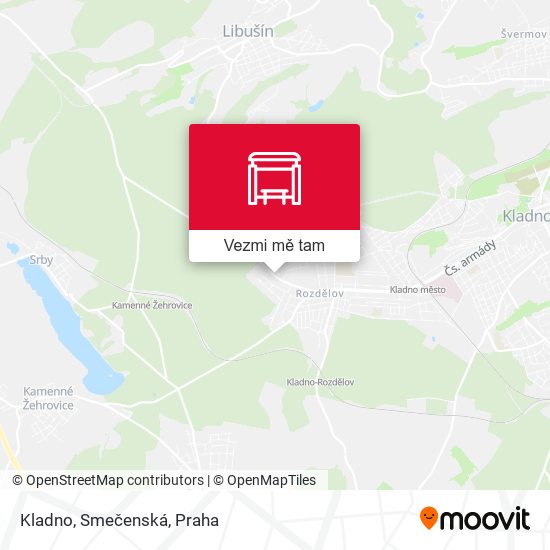 Kladno, Smečenská mapa
