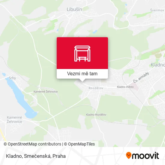 Kladno, Smečenská mapa