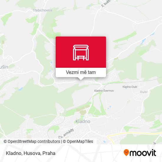 Kladno, Husova mapa