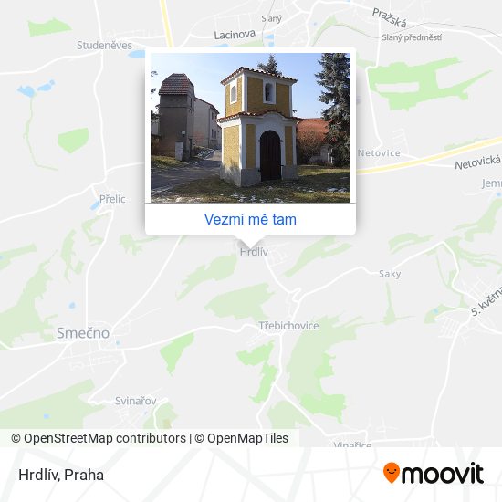 Hrdlív mapa