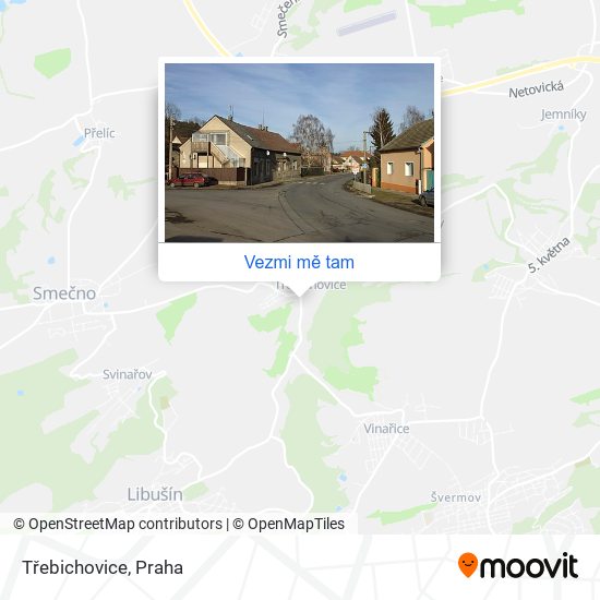 Třebichovice mapa