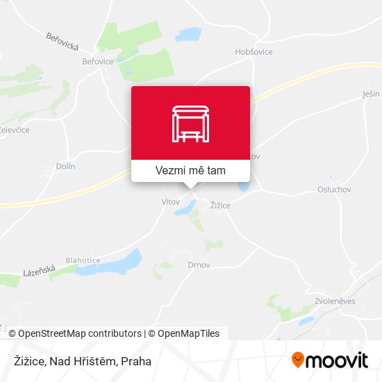 Žižice, Nad Hřištěm mapa