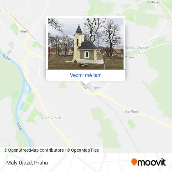 Malý Újezd mapa