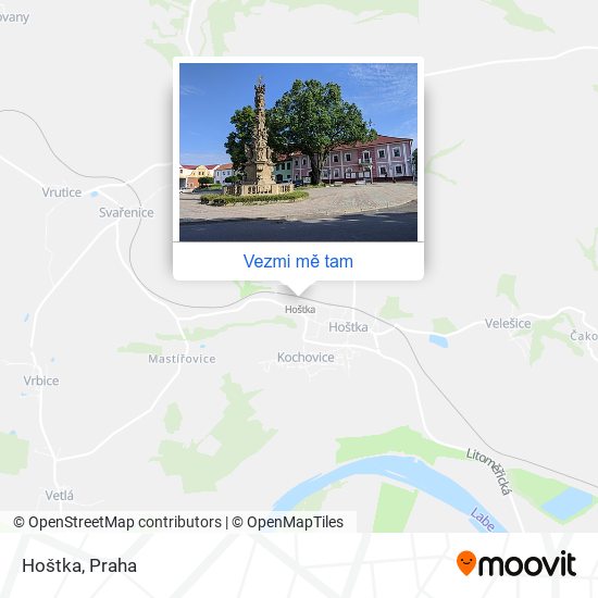 Hoštka mapa