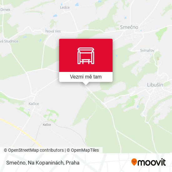 Smečno, Na Kopaninách mapa