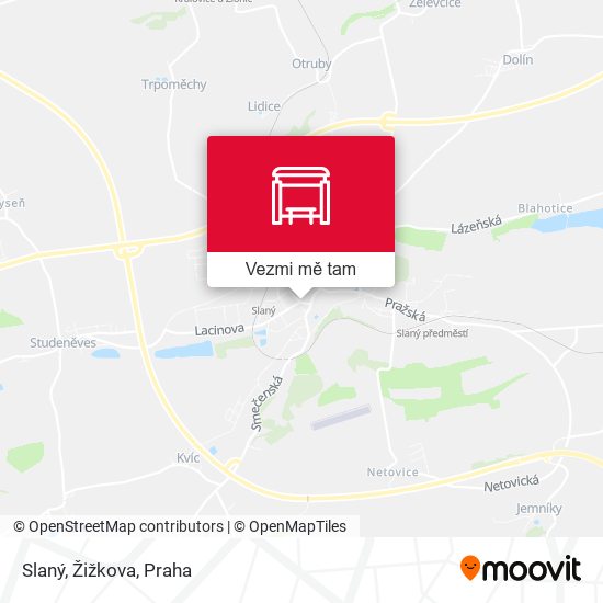 Slaný, Žižkova mapa
