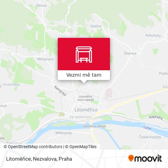 Litoměřice, Nezvalova mapa