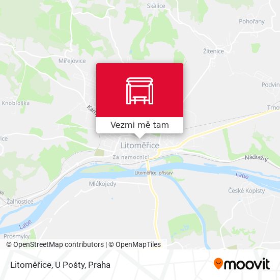Litoměřice, U Pošty mapa