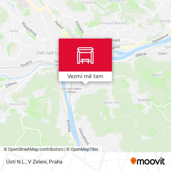 Ústí N.L., V Zeleni mapa
