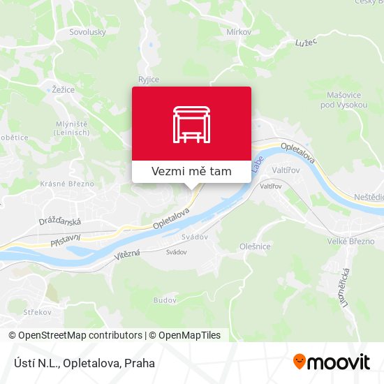 Ústí N.L., Opletalova mapa