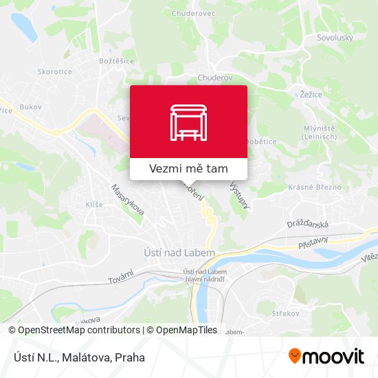Ústí N.L., Malátova mapa