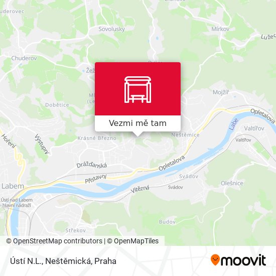 Ústí N.L., Neštěmická mapa