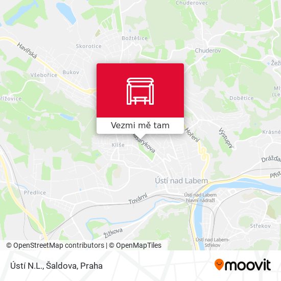 Ústí N.L., Šaldova mapa