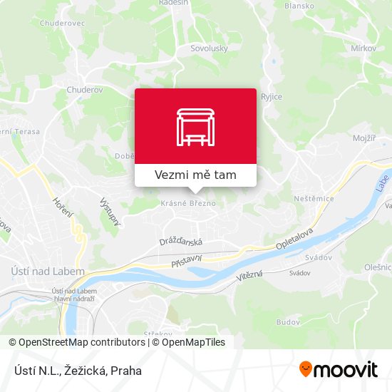 Ústí N.L., Žežická mapa