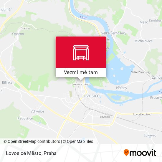 Lovosice Město mapa