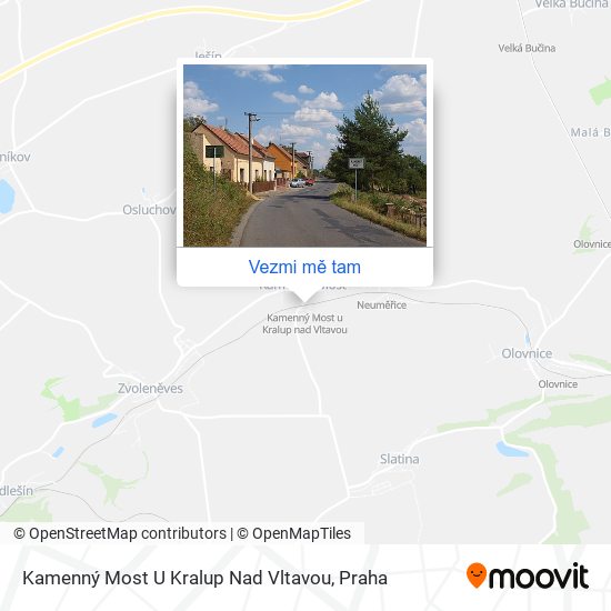 Kamenný Most U Kralup Nad Vltavou mapa