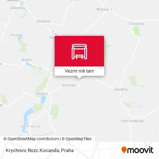 Krychnov, Rozc.Kocanda mapa