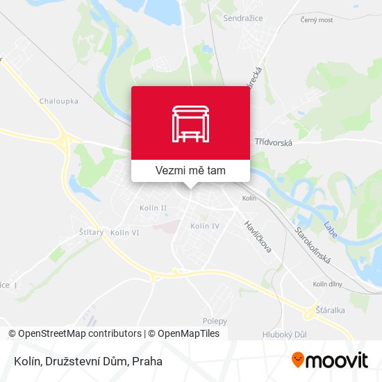Kolín, Družstevní Dům mapa