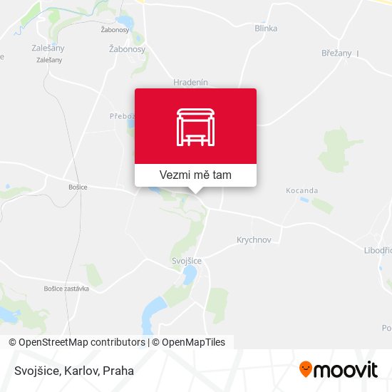 Svojšice, Karlov mapa