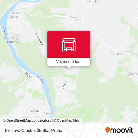 Březová-Oleško, Školka mapa