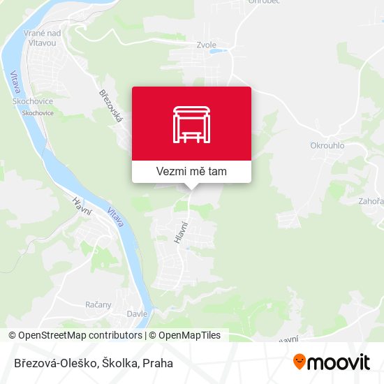 Březová-Oleško, Školka mapa