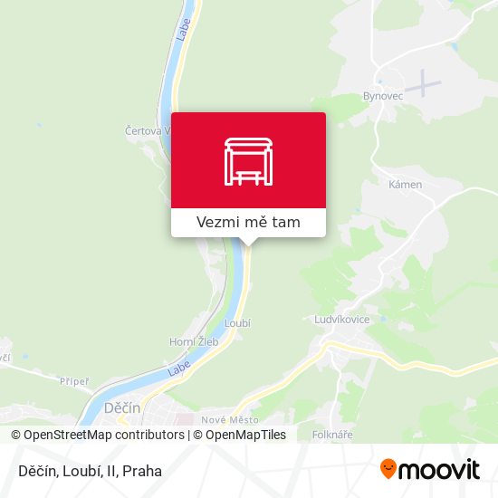 Děčín, Loubí, II mapa