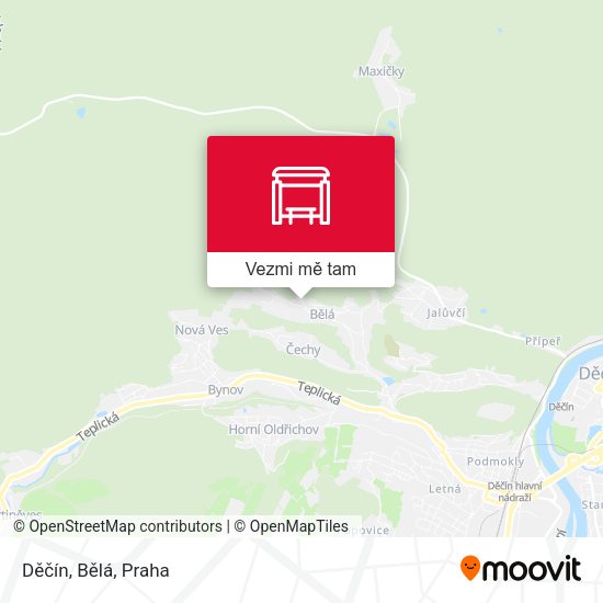Děčín, Bělá mapa