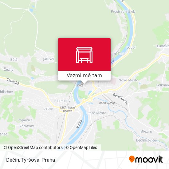 Děčín, Tyršova mapa