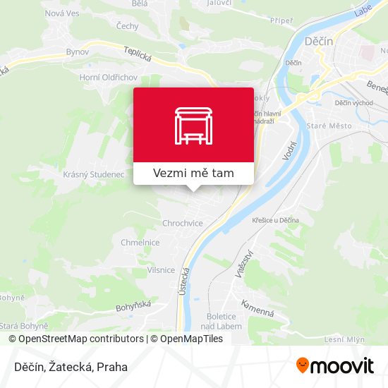 Děčín, Žatecká mapa