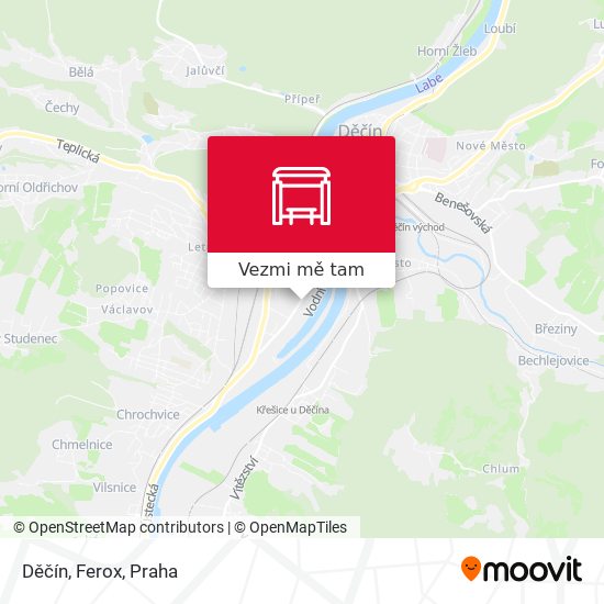 Děčín, Ferox mapa