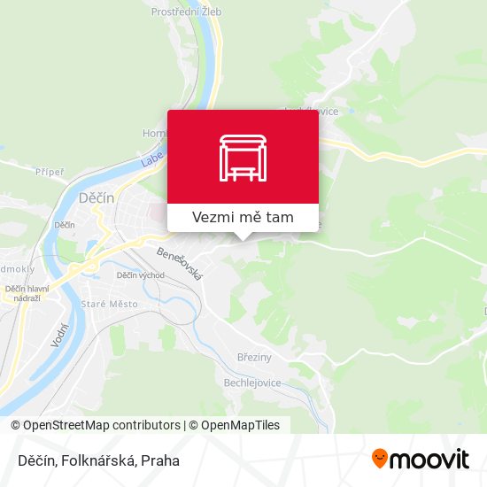 Děčín, Folknářská mapa