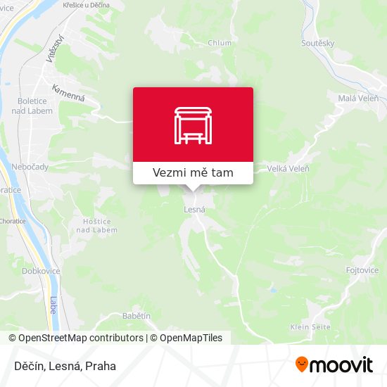 Děčín, Lesná mapa
