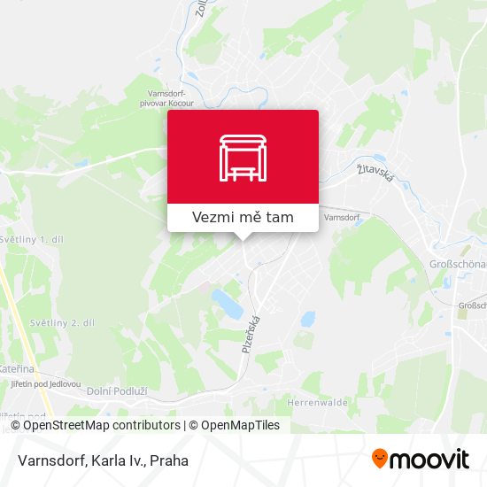 Varnsdorf, Karla Iv. mapa