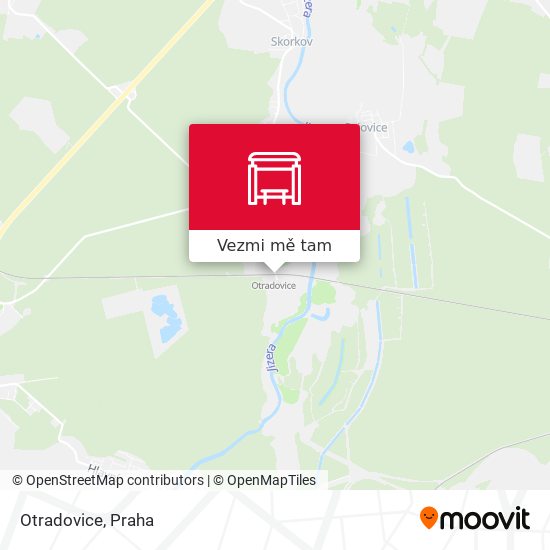 Otradovice mapa